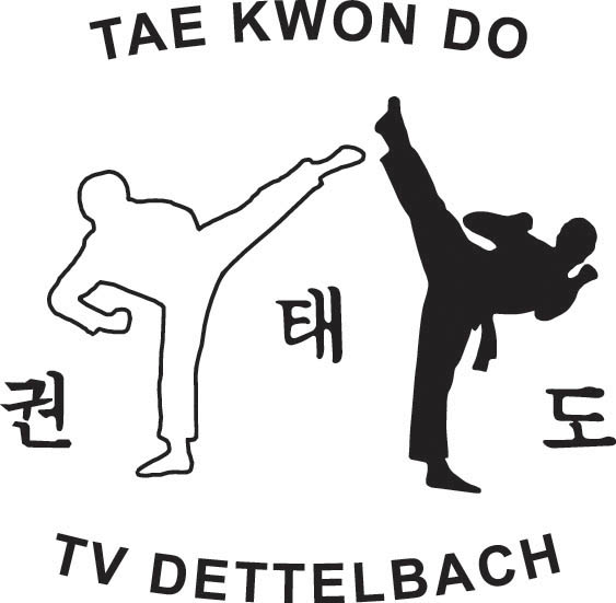 Logo der Abteilung Taekwondo speziell für Sport- und Trainingsanzüge.